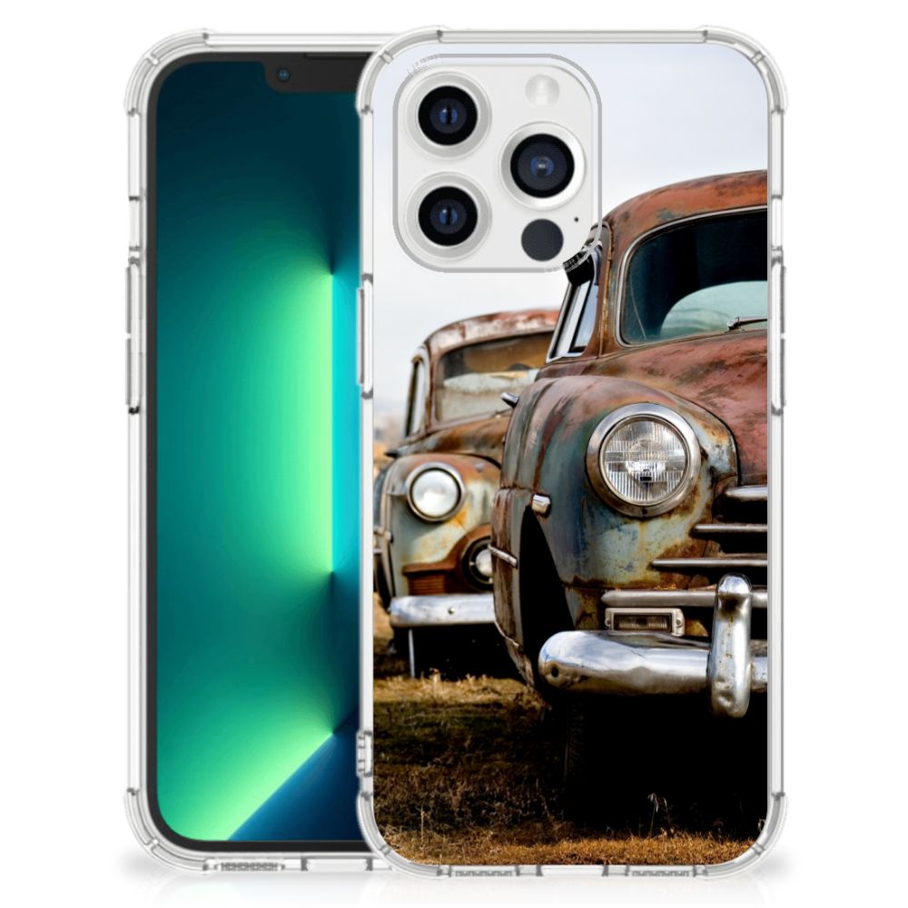 iPhone 13 Pro Max Anti-shock Hoesje met foto Vintage Auto - B2C Telecom