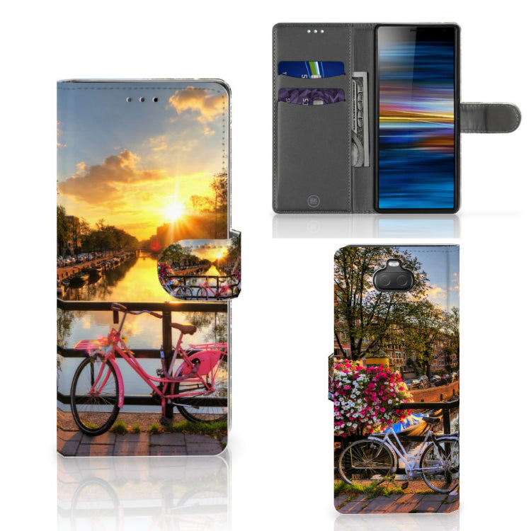 Sony Xperia 10 Flip Cover Amsterdamse Grachten