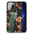 iPhone 13 Pro Dierenprint Telefoonhoesje Pauw met Bloemen