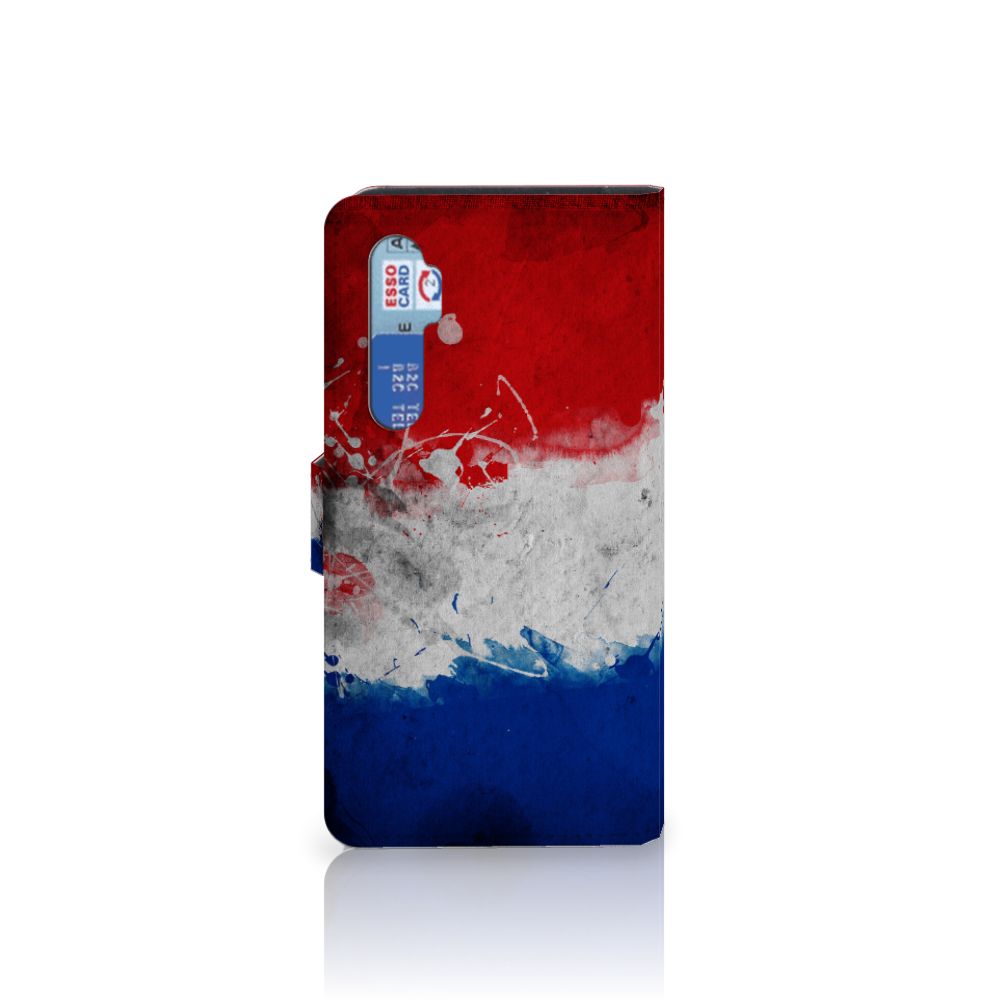 Xiaomi Mi Note 10 Lite Bookstyle Case Nederland met Nederlandse vlag design.