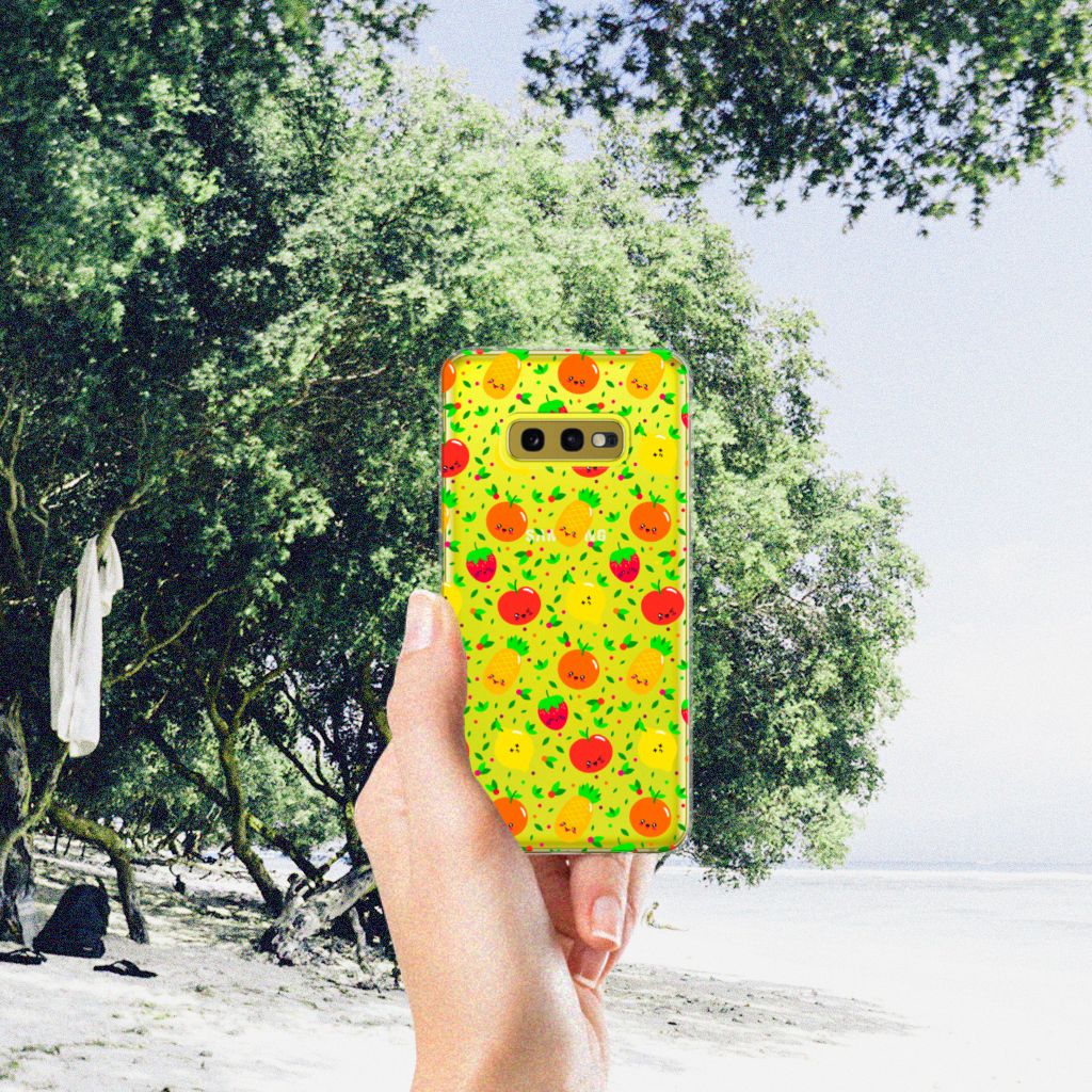 Samsung Galaxy S10e Siliconen Case Fruits