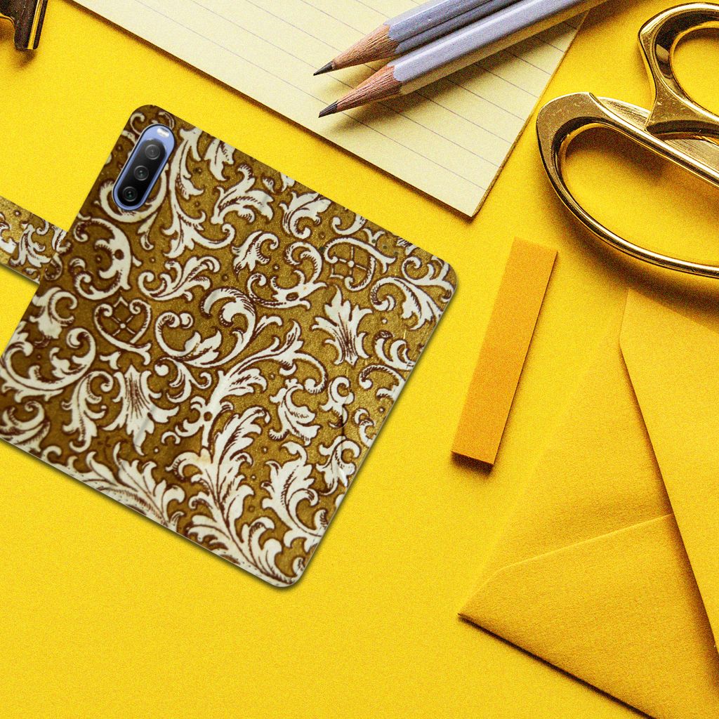 Wallet Case Sony Xperia 10 III Barok Goud