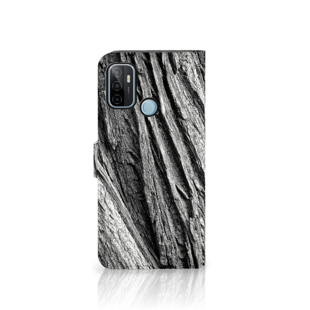 Book Style Case OPPO A53 | OPPO A53s Boomschors Grijs