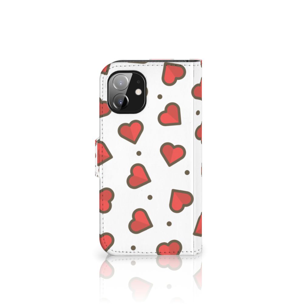 Apple iPhone 12 Mini Telefoon Hoesje Hearts