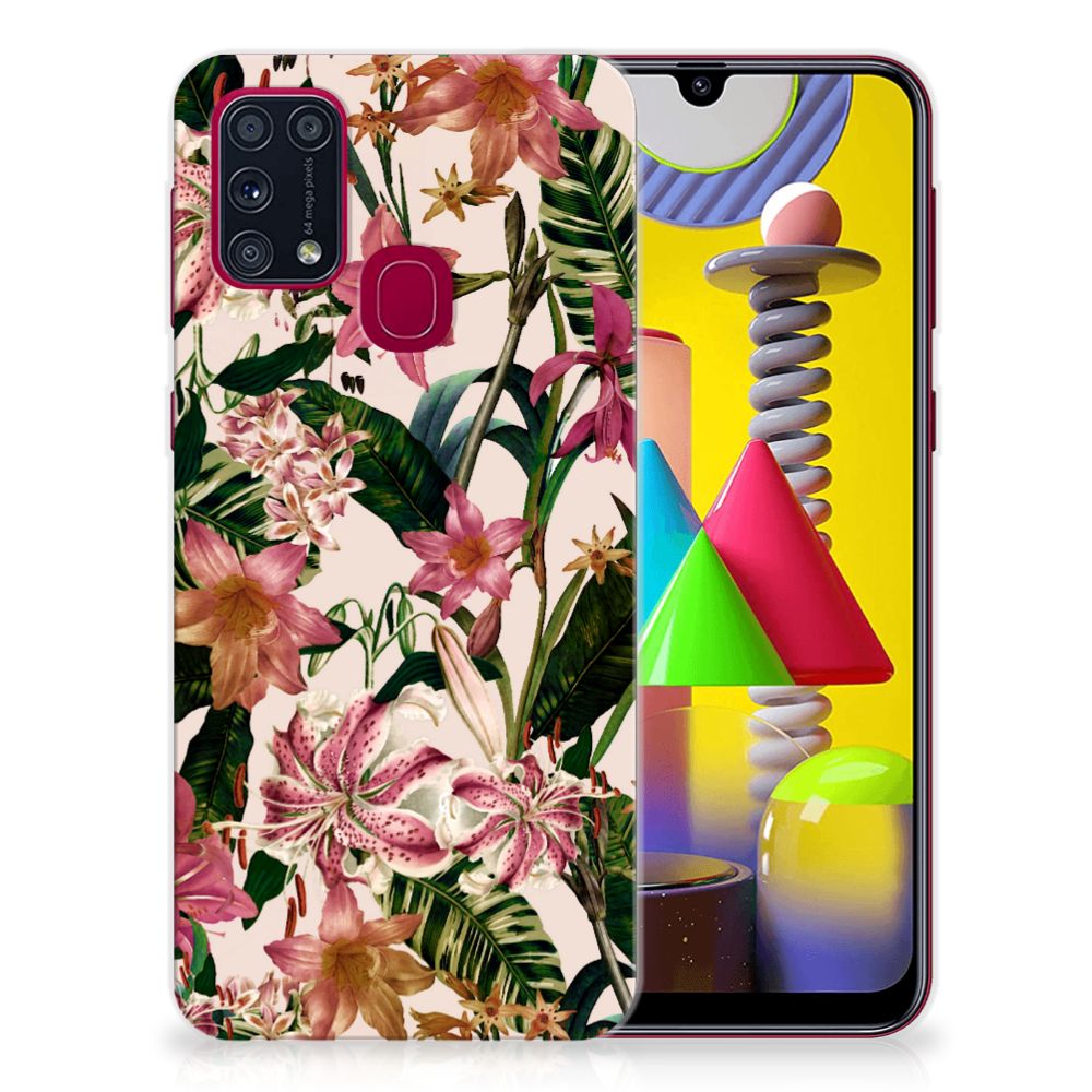 Samsung Galaxy M31 TPU Case Flowers B2C Telecom