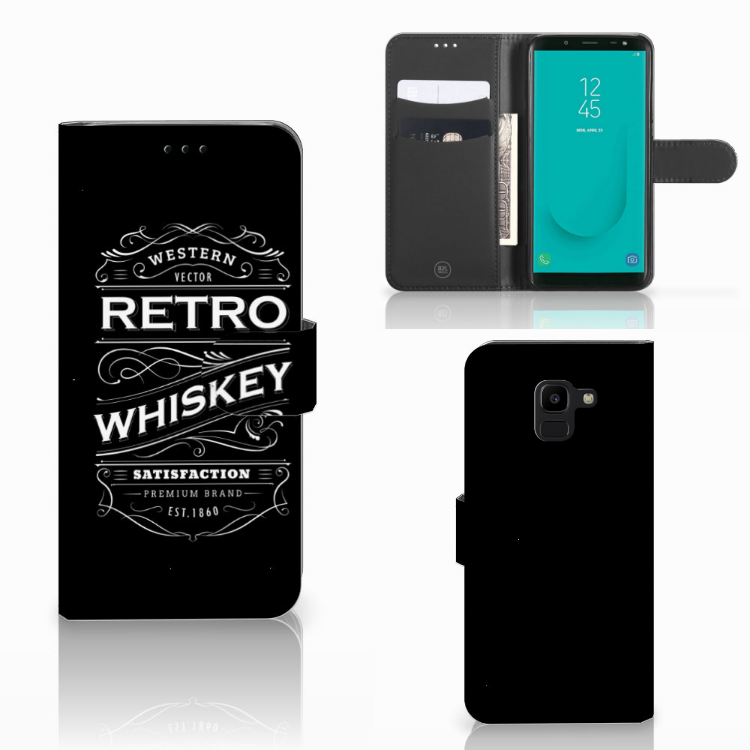 Samsung Galaxy J6 2018 Book Cover Whiskey