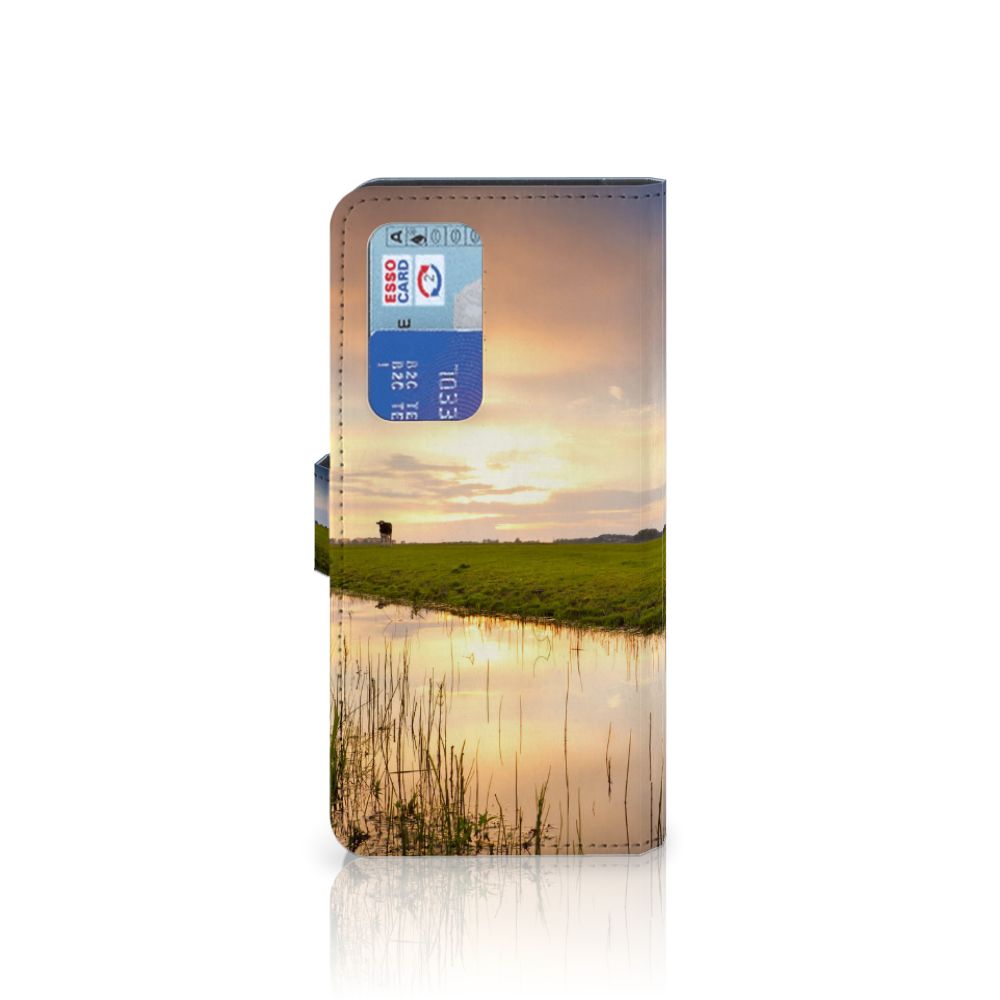 Huawei P40 Pro Telefoonhoesje met Pasjes Koe