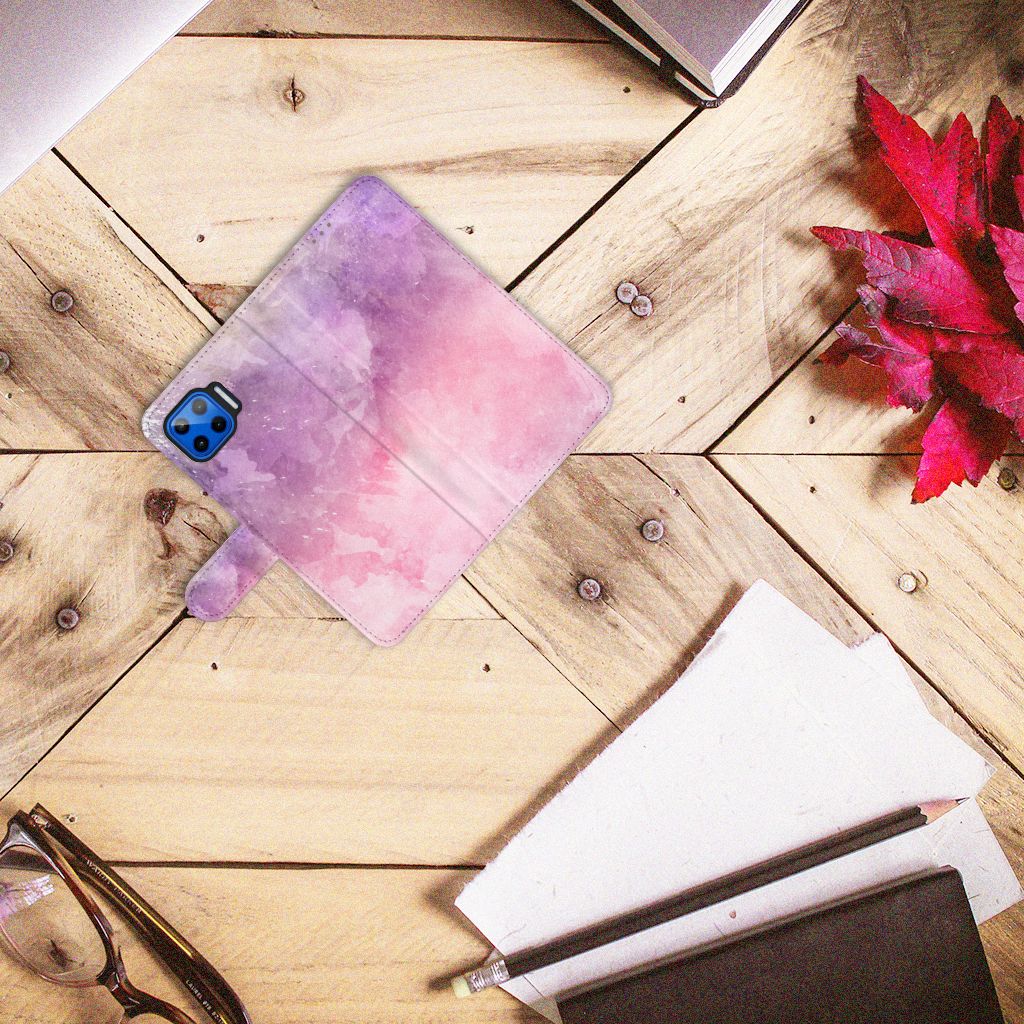 Hoesje Motorola Moto G 5G Plus Pink Purple Paint