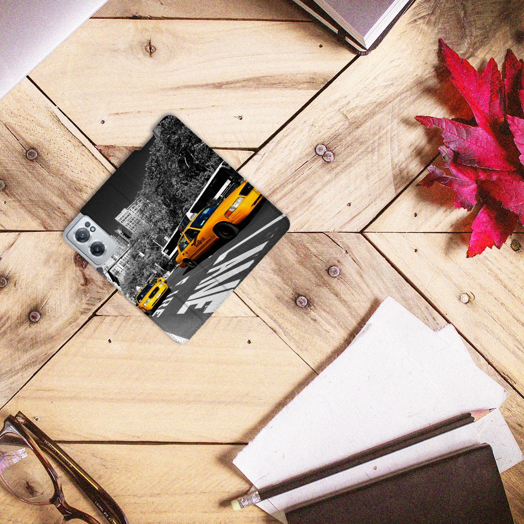 OnePlus Nord CE 2 5G Book Cover New York Taxi - B2C Telecom