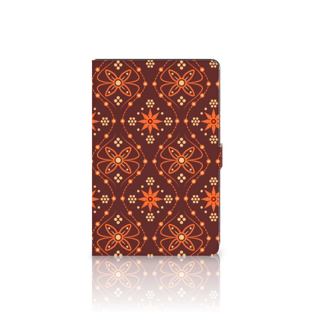 Lenovo Tab M10 Plus 3rd Gen 10.6 inch Tablet Hoes Batik Brown
