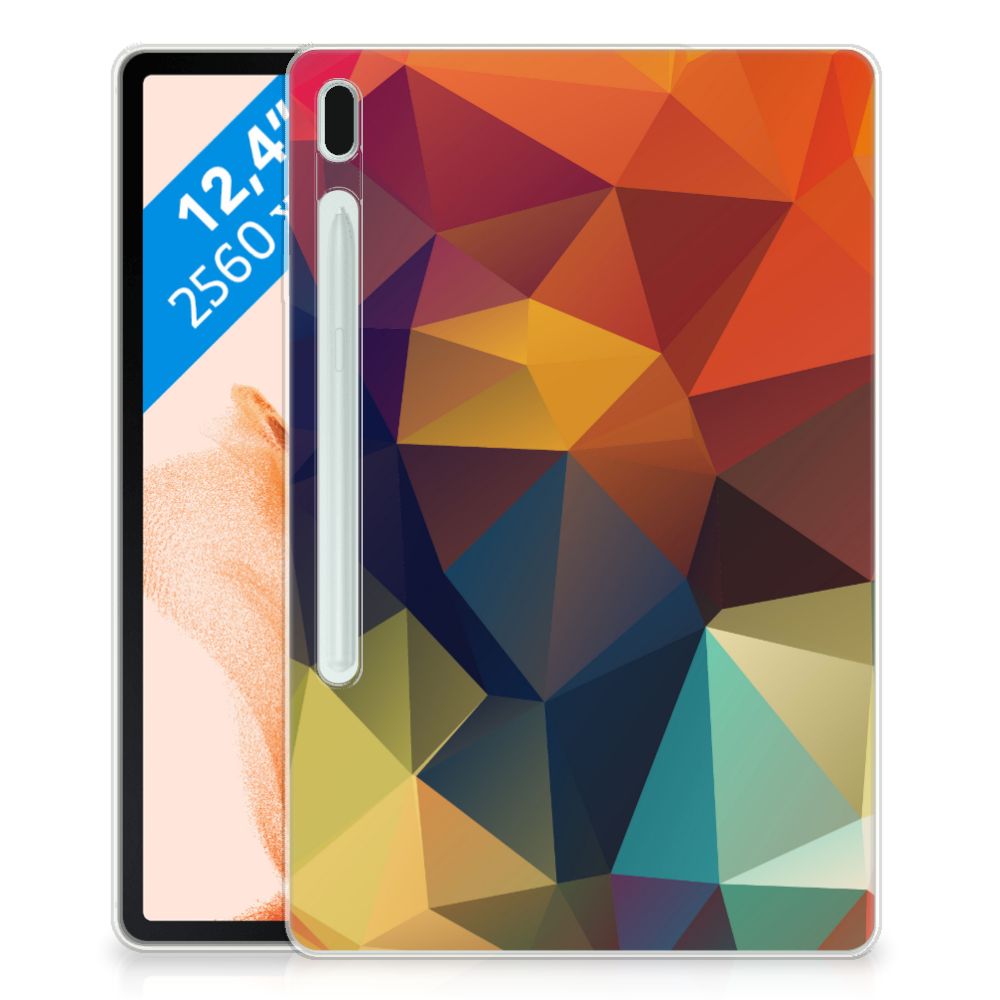 Samsung Galaxy Tab S7FE Back Cover Polygon Color - B2C Telecom