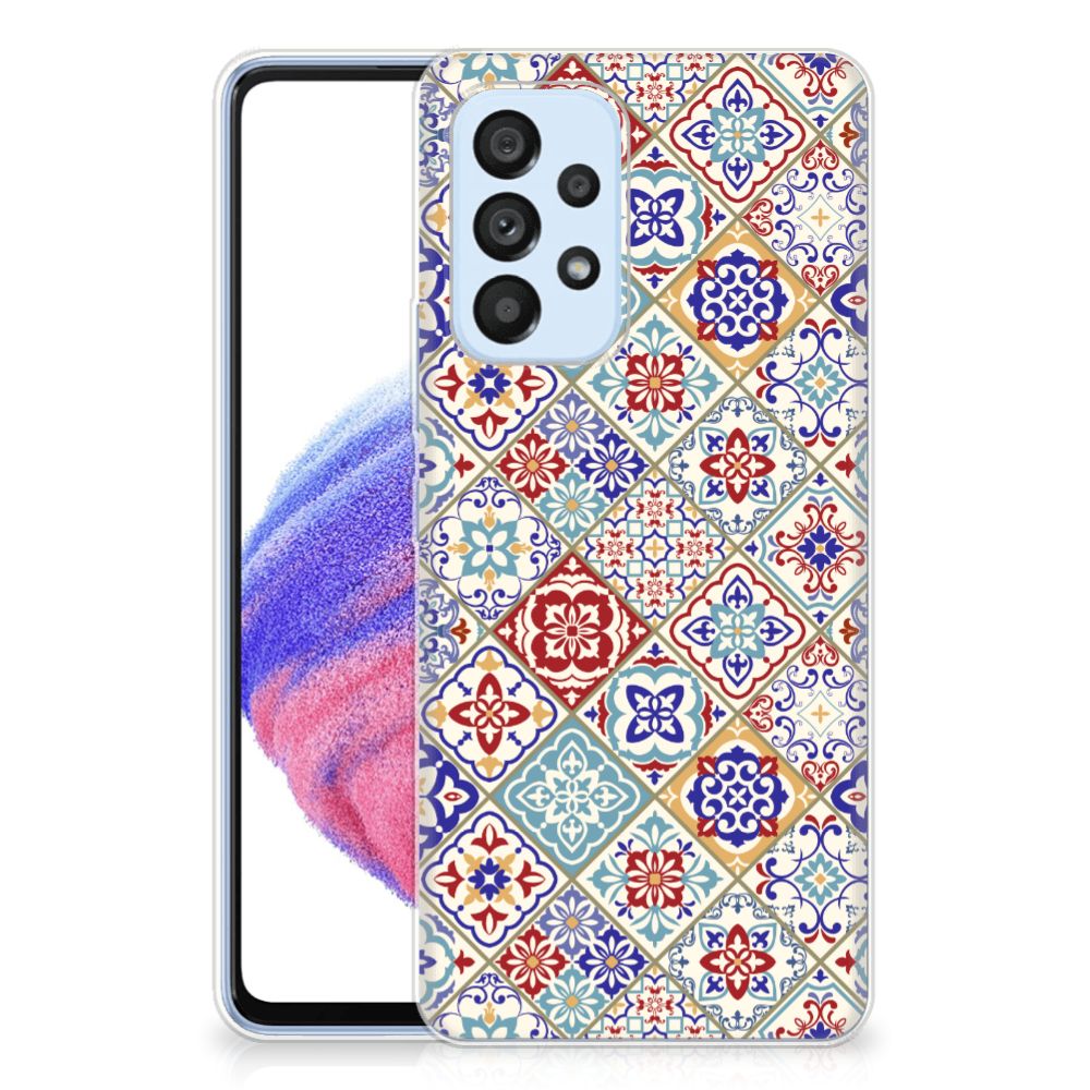 Samsung Galaxy A53 5G TPU Siliconen Hoesje Tiles Color