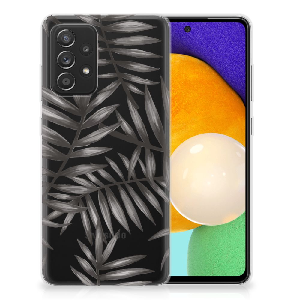 Samsung Galaxy A52 (5G/4G) TPU Case Leaves Grey