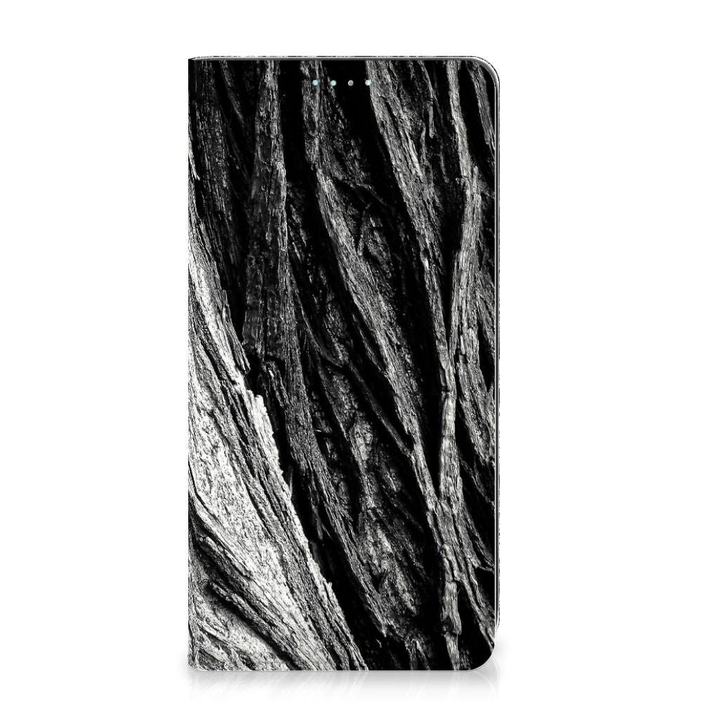 Book Wallet Case Samsung Galaxy A41 Boomschors Grijs - B2C Telecom