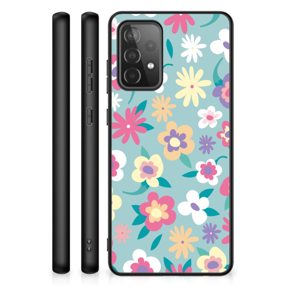 Samsung Galaxy A72 (5G/4G) Bloemen Hoesje Flower Power