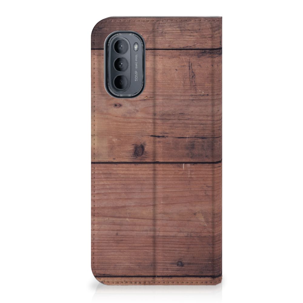 Motorola Moto G31 | G41 Book Wallet Case Old Wood - B2C Telecom