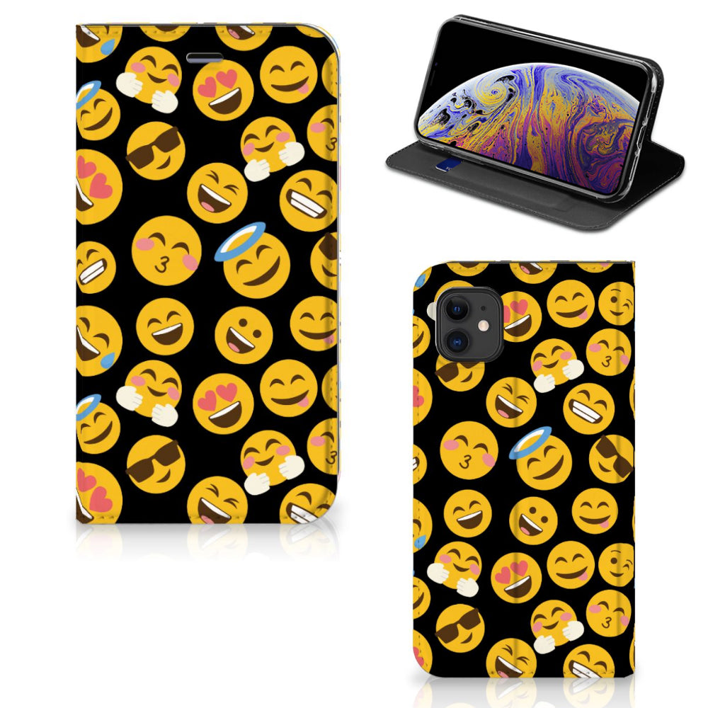 Apple iPhone 11 Hoesje met Magneet Emoji