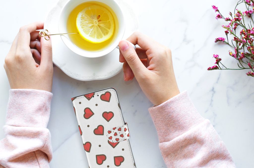 Alcatel 1S 2020 Telefoon Hoesje Hearts