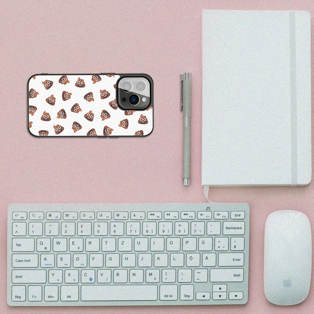 Back Case voor iPhone 13 Pro Poep Emojis B2C Telecom