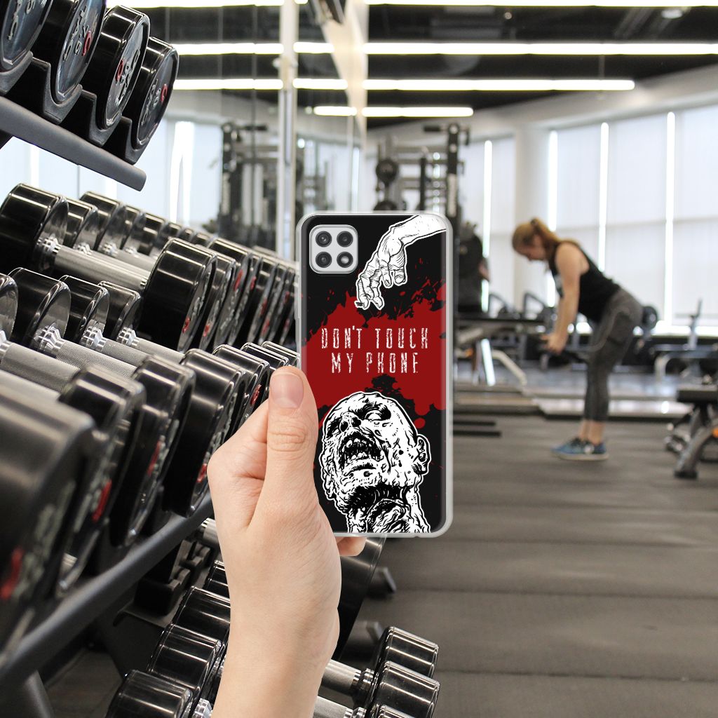 Samsung Galaxy A22 5G Silicone-hoesje Zombie Blood B2C Telecom