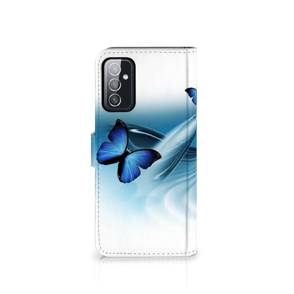 Samsung Galaxy M52 Telefoonhoesje met Pasjes Vlinders