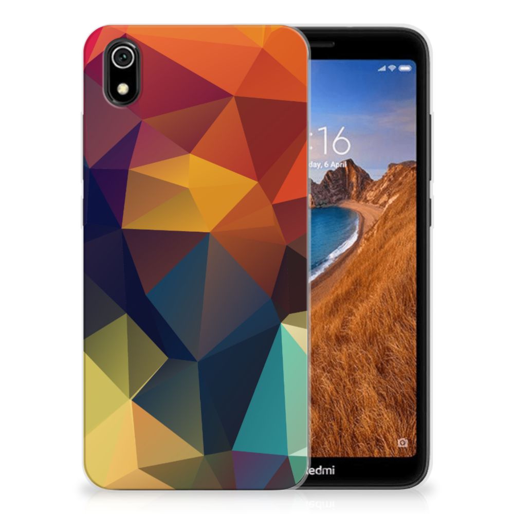 Xiaomi Redmi 7A TPU Hoesje Polygon Color