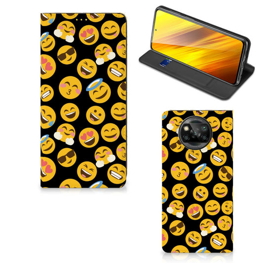 Xiaomi Poco X3 Pro | Poco X3 Hoesje met Magneet Emoji