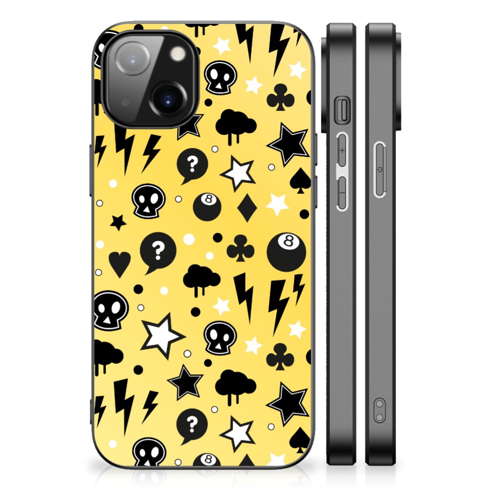 Telefoonhoesje Apple iPhone 13 | iPhone 14 Punk Geel