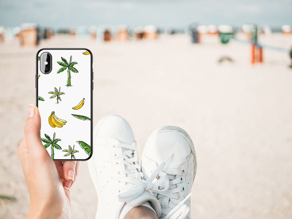 iPhone X | Xs Bloemen Hoesje Banana Tree B2C Telecom