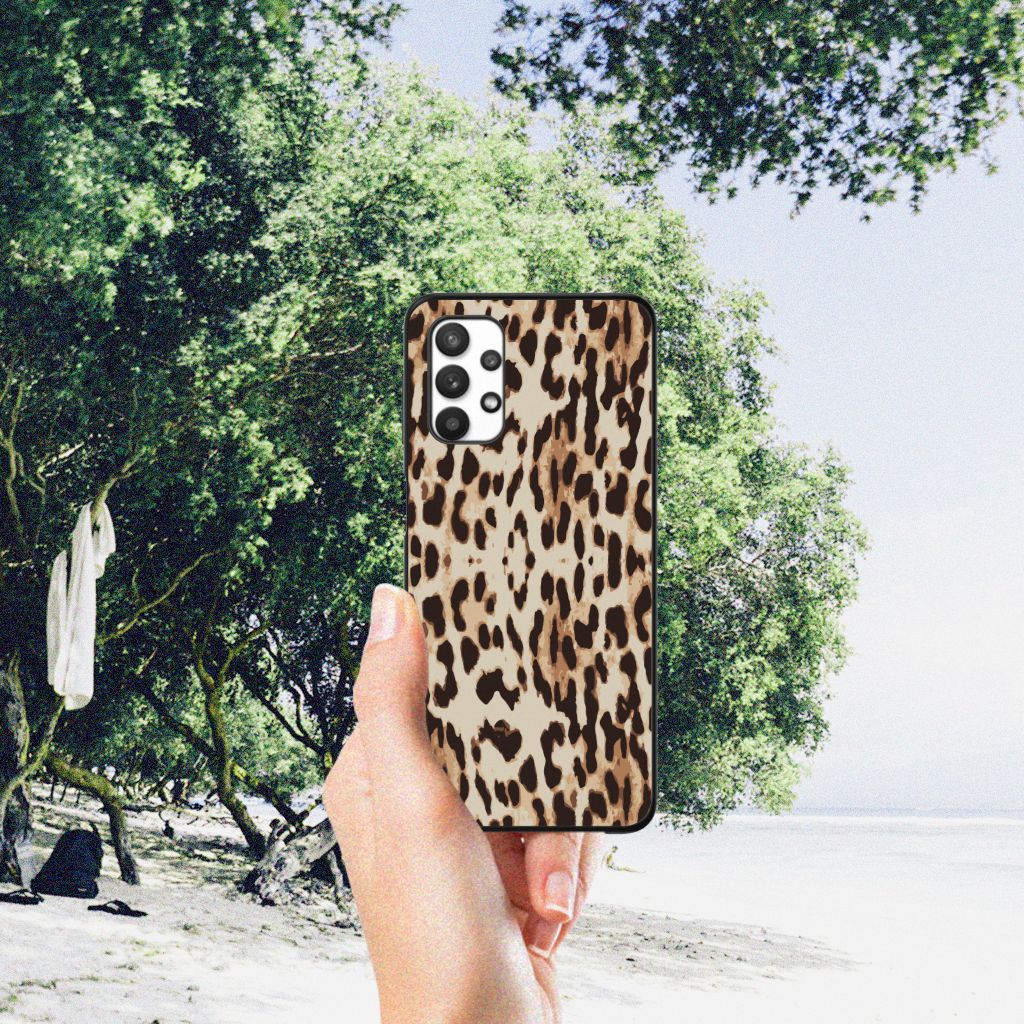 Samsung Galaxy A32 5G Dierenprint Telefoonhoesje Leopard B2C Telecom
