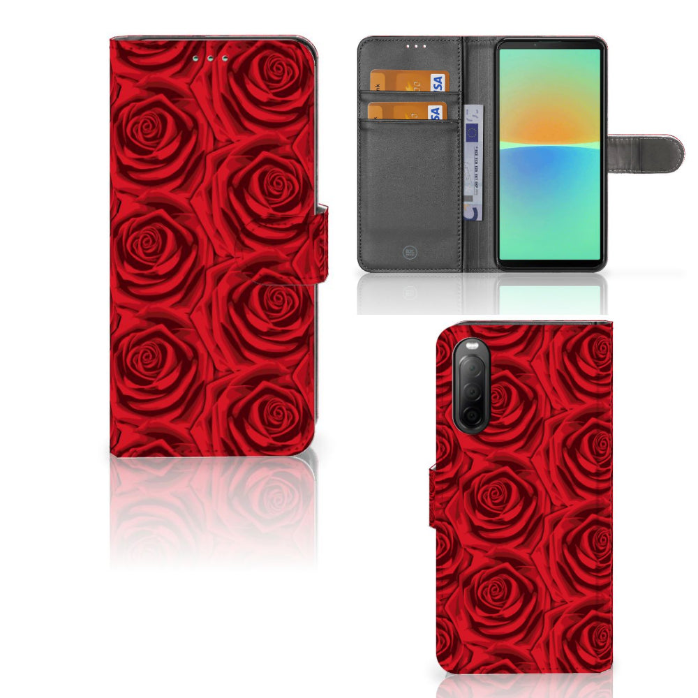 Sony Xperia 10 IV Hoesje Red Roses