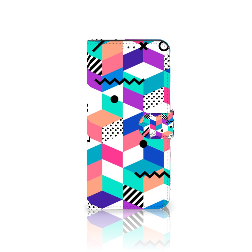 Samsung Galaxy A23 Book Case Blokken Kleurrijk
