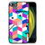iPhone SE 2022 | SE 2020 | 7/8 Backcover Blokken Kleurrijk met een kleurrijk en abstract design op een smartphone.