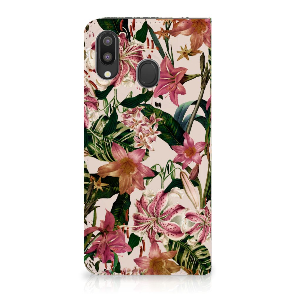 Samsung Galaxy M20 Smart Cover Flowers
