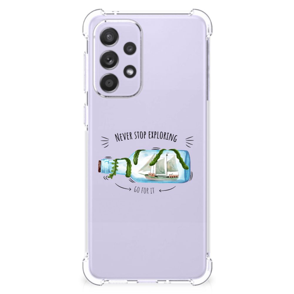 Samsung Galaxy A33 Stevig Bumper Hoesje Boho Bottle B2C Telecom