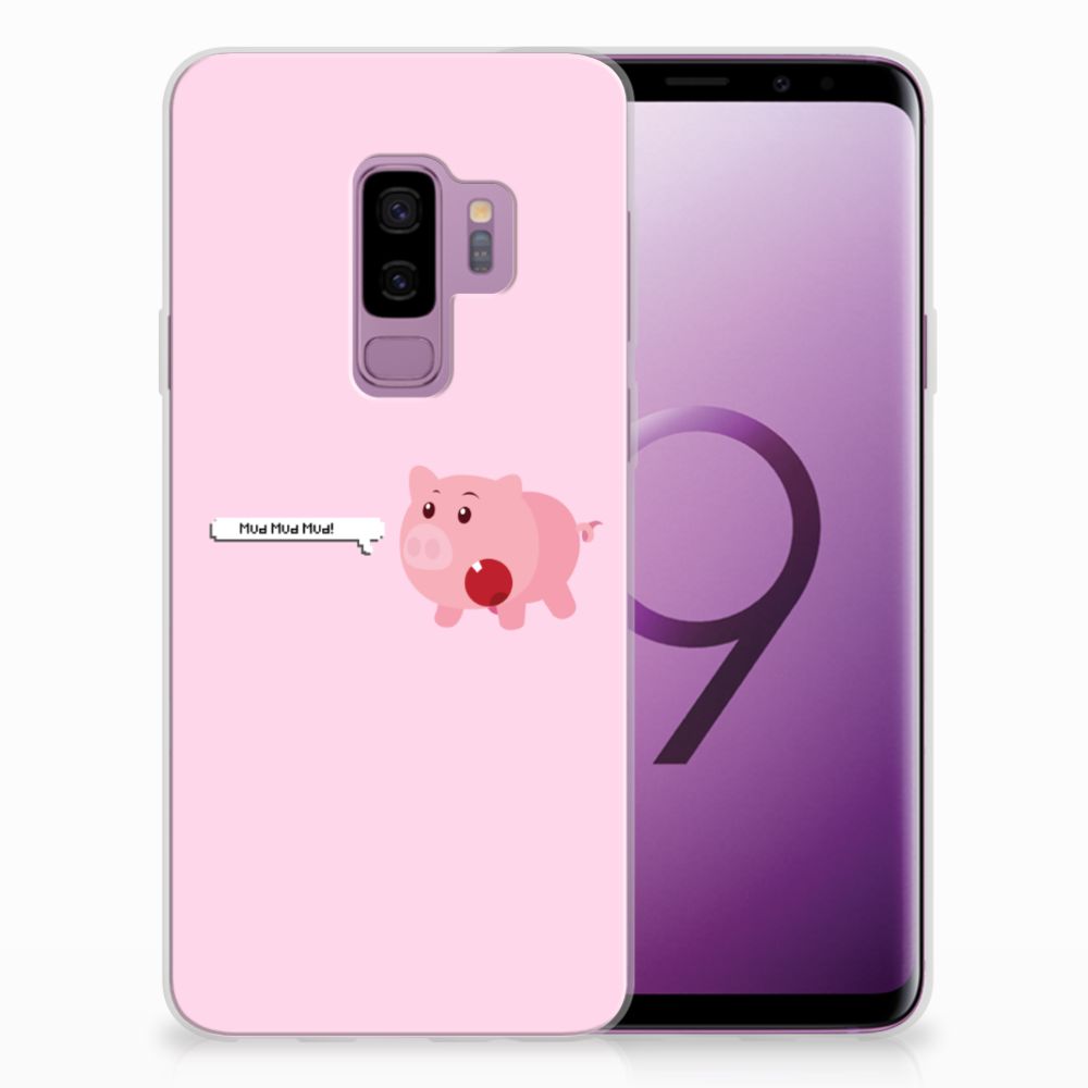 Samsung Galaxy S9 Plus Telefoonhoesje met Naam Pig Mud
