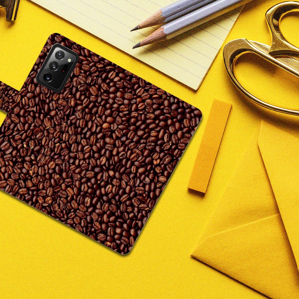 Samsung Galaxy Note20 Ultra Book Cover Koffiebonen