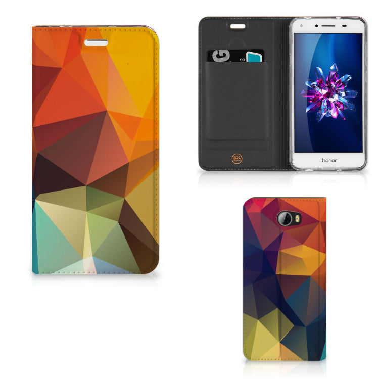 Huawei Y5 2 | Y6 Compact Stand Case Polygon Color