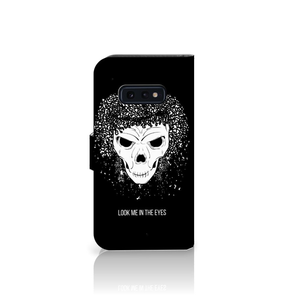 Telefoonhoesje met Naam Samsung Galaxy S10e Skull Hair