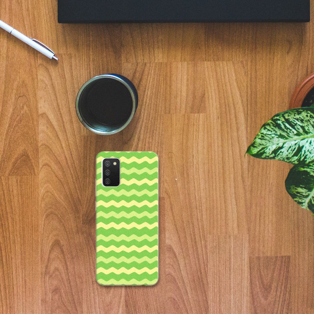 Samsung Galaxy A02s TPU bumper Waves Green B2C Telecom
