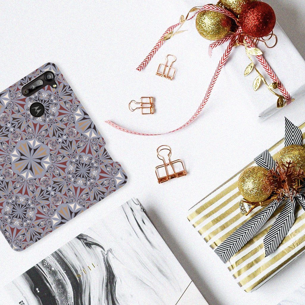 Motorola Moto G8 Power Standcase Flower Tiles - B2C Telecom