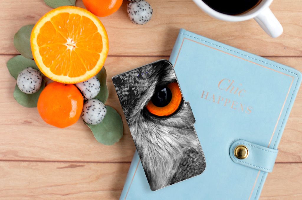 Samsung Galaxy S10e Telefoonhoesje met Pasjes Uil