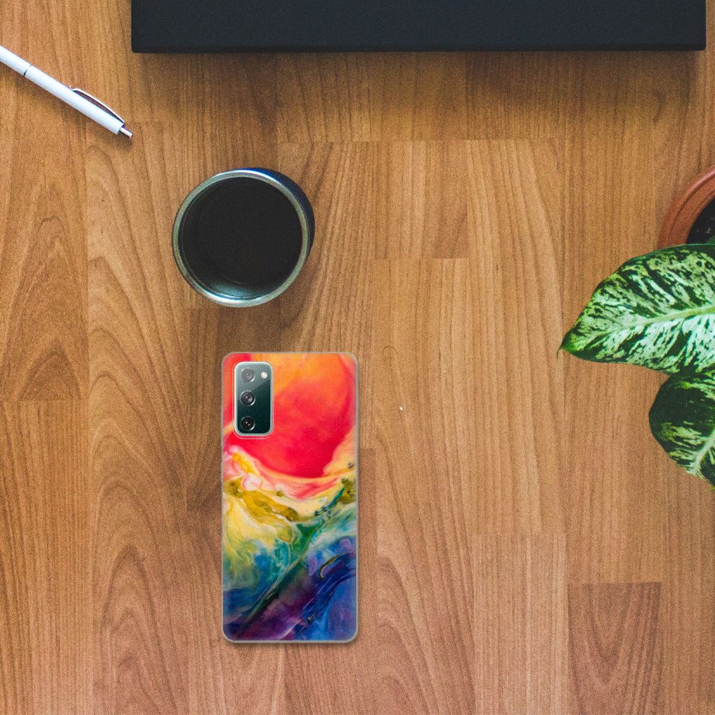 Hoesje maken Samsung Galaxy S20 FE Watercolor Dark B2C Telecom