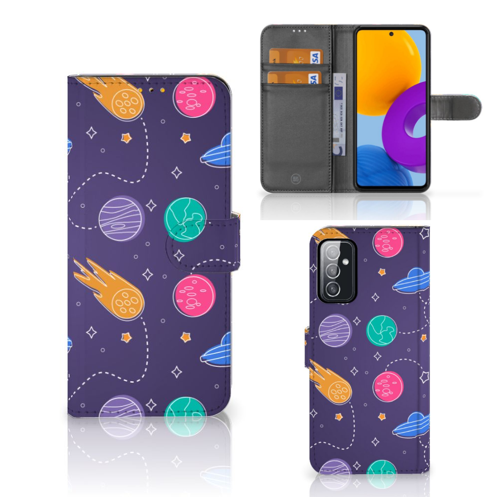 Samsung Galaxy M52 Wallet Case met Pasjes Space