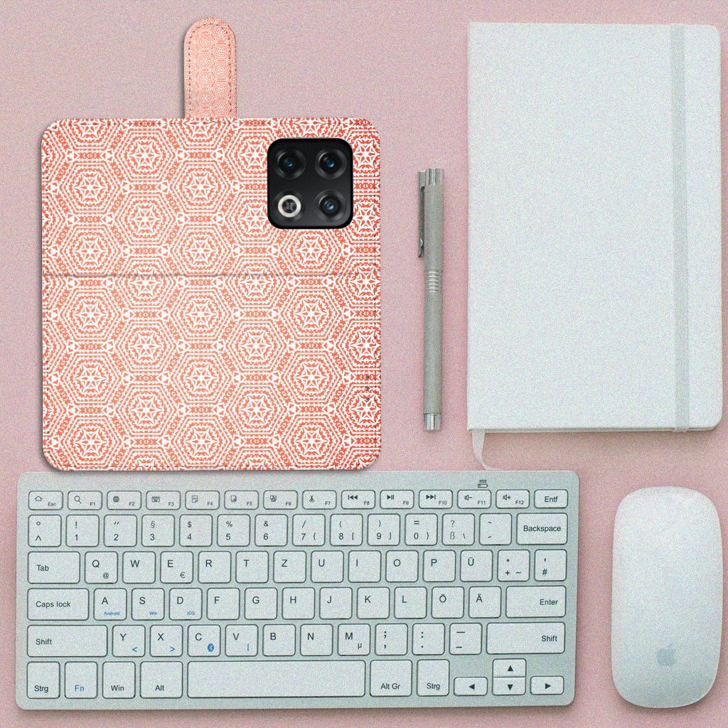 OnePlus 10 Pro Telefoon Hoesje Pattern Orange