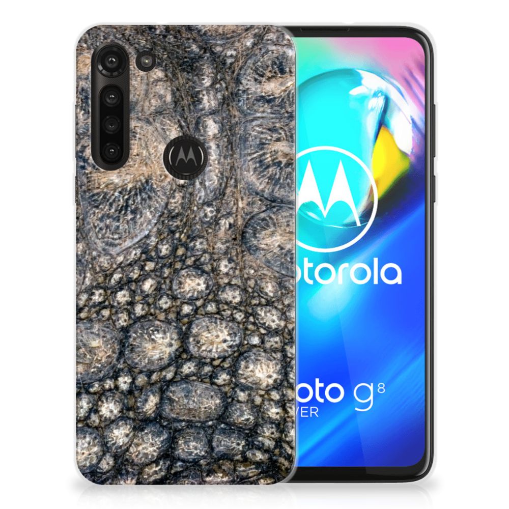 Motorola Moto G8 Power TPU Hoesje Krokodillenprint B2C Telecom