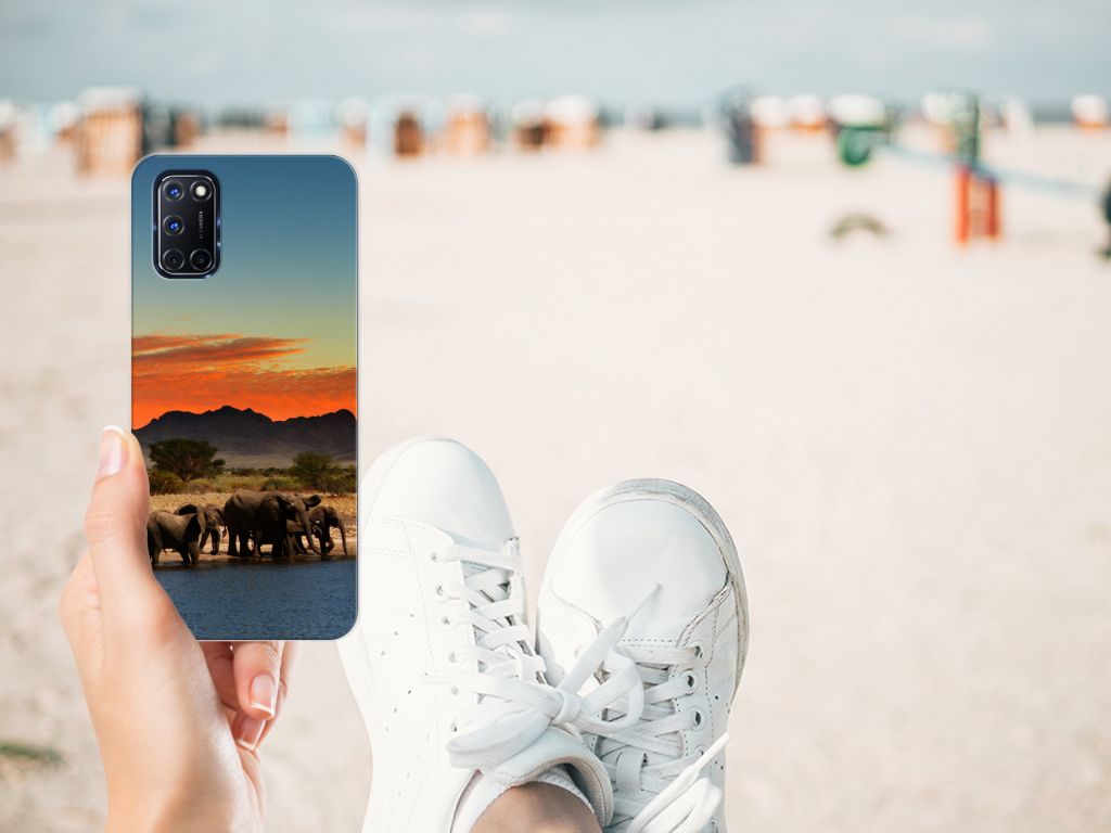 OPPO A52 | A72 TPU Hoesje Olifanten B2C Telecom