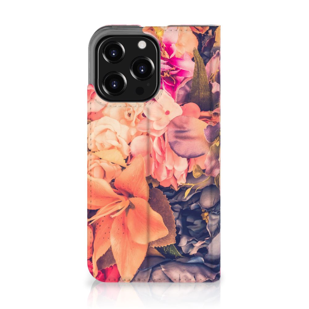 iPhone 13 Pro Smart Cover Bosje Bloemen - B2C Telecom
