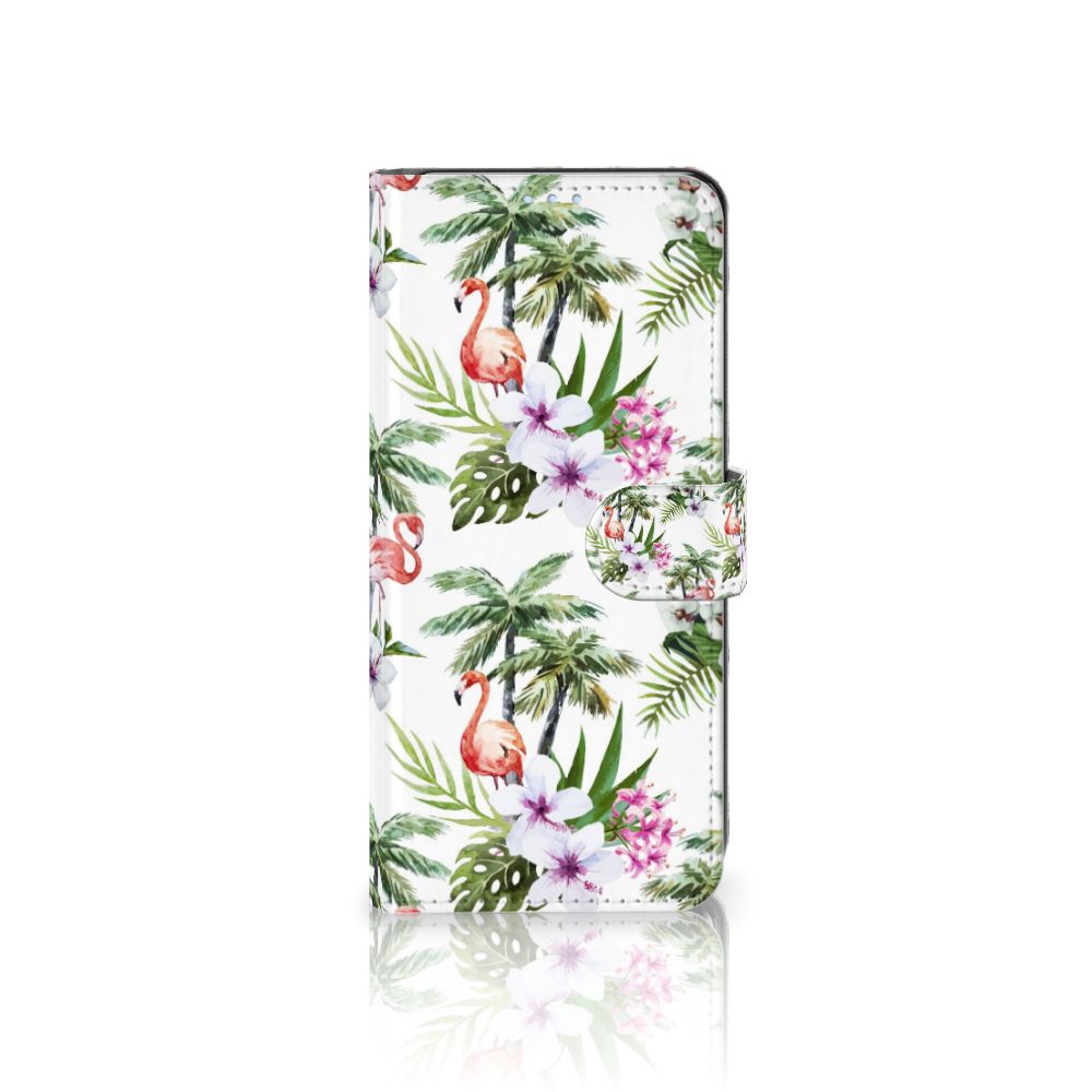 OPPO Reno 4 Pro 5G Telefoonhoesje met Pasjes Flamingo Palms
