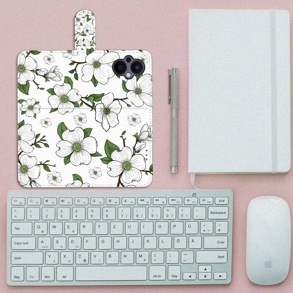 OPPO Reno 8 Lite | OnePlus Nord N20 Hoesje Dogwood Flowers